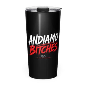 Tapered stainless steel tumbler